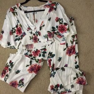 Floral two piece